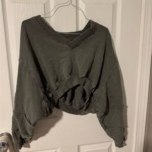 Out from Under Rae Cropped Pullover Sweatshirt